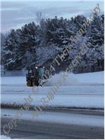 plowing snow