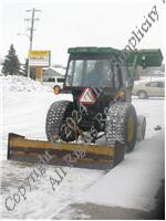 plowing snow