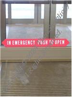 Emergency push to open