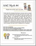 AAC myth 4
