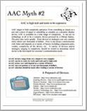 AAC myth 2