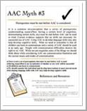 AAC myth 3